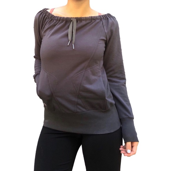 Lole Tops - Lolë Drawstring Bib Sweater w POCKETS